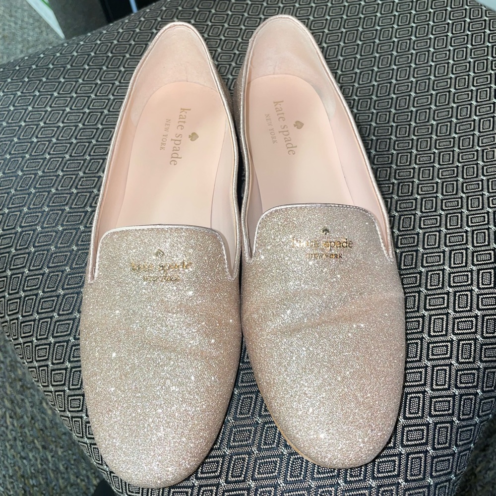 Kate Spade 8.5 Claudia flats- Worn twice